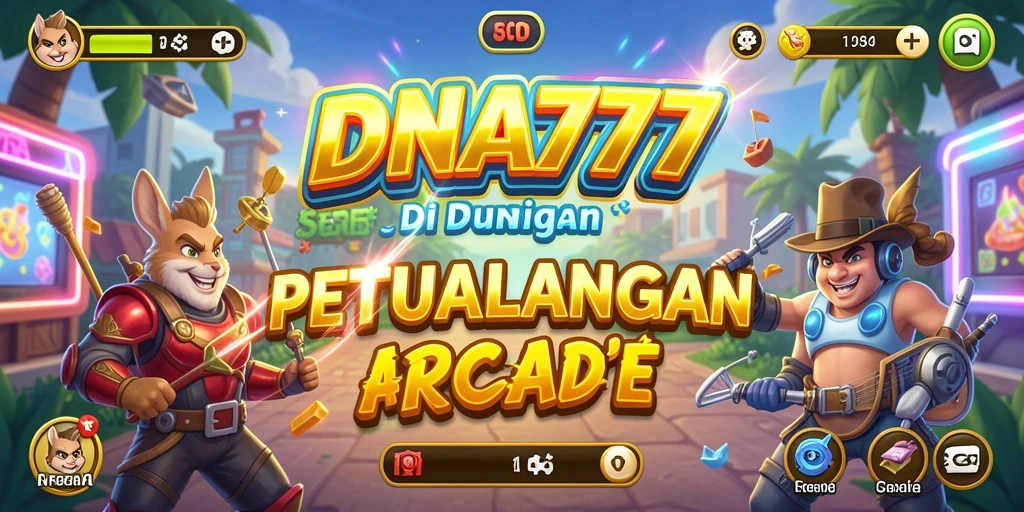 Tangkapan layar gameplay seru dari DNA777 dengan rintangan menarik.