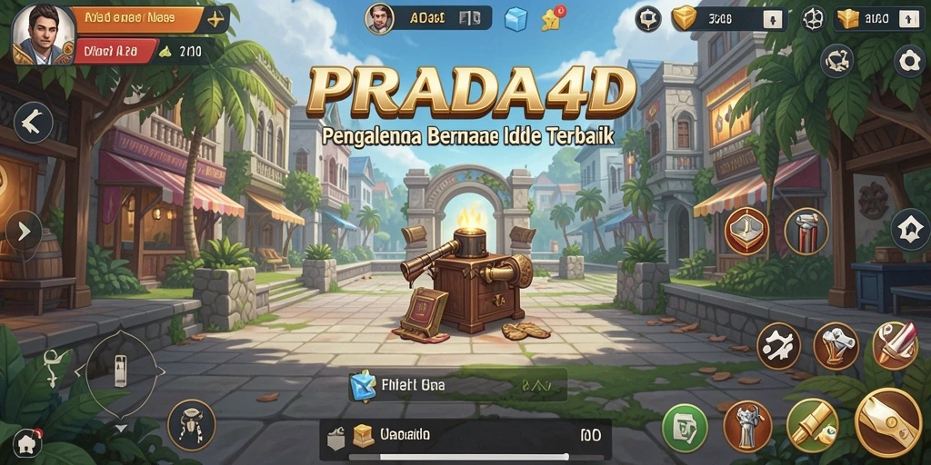 Gameplay PRADA4D yang mengasyikkan dan menarik dalam genre Idle.