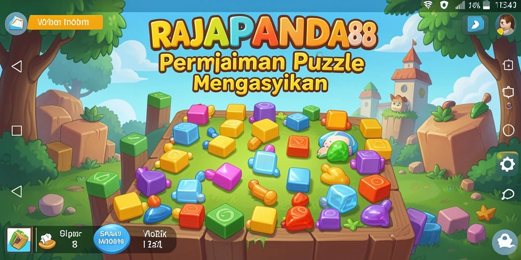 Tampilan gameplay <strong>RAJAPANDA88</strong> yang menarik dan penuh tantangan Puzzle.