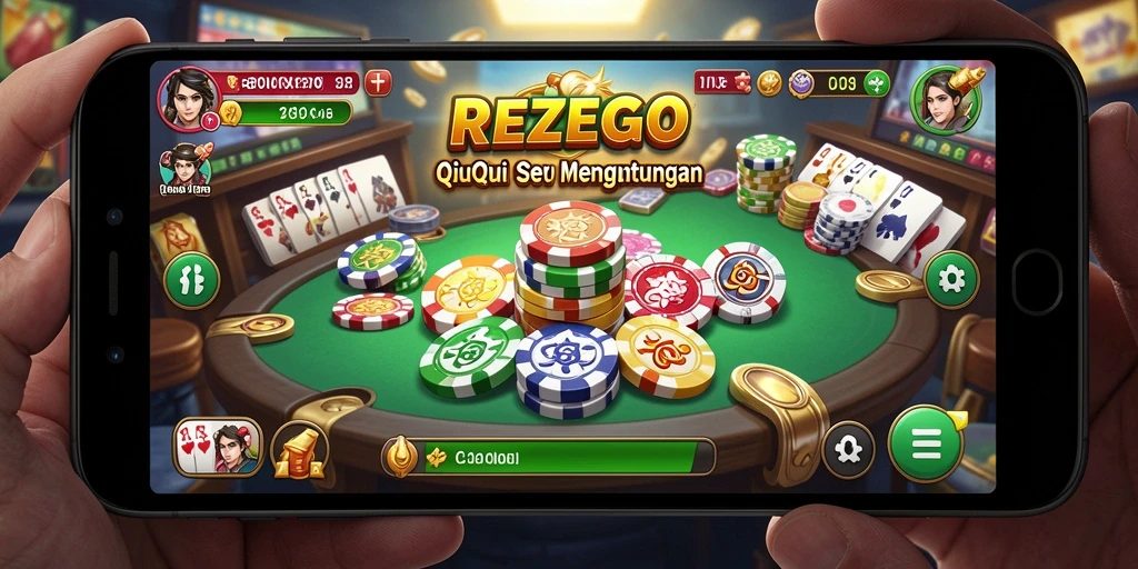 Tampilan gameplay seru dalam REZEGO QiuQiu.