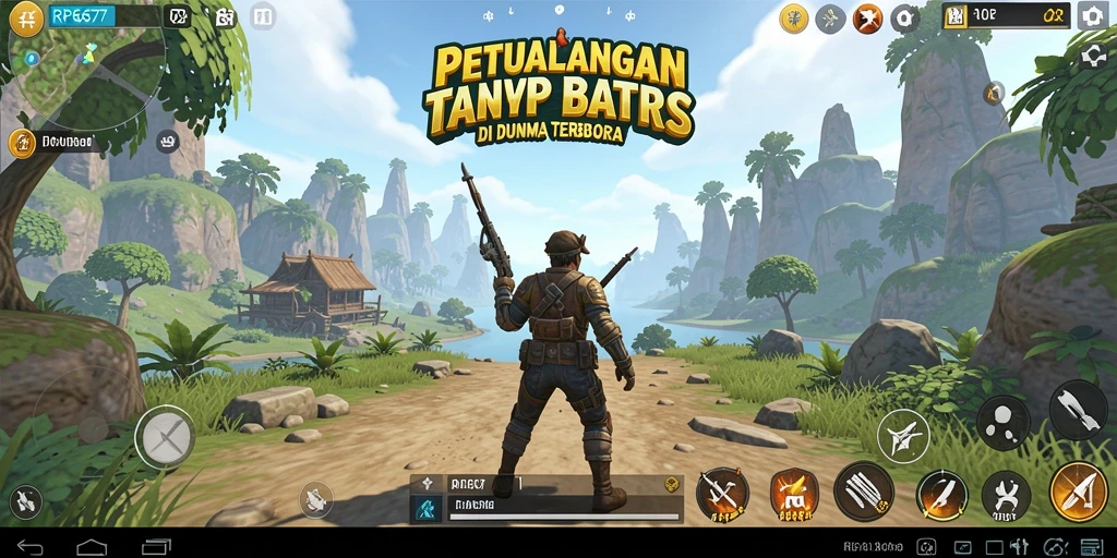 Gameplay RP6677 yang menakjubkan di dunia terbuka.