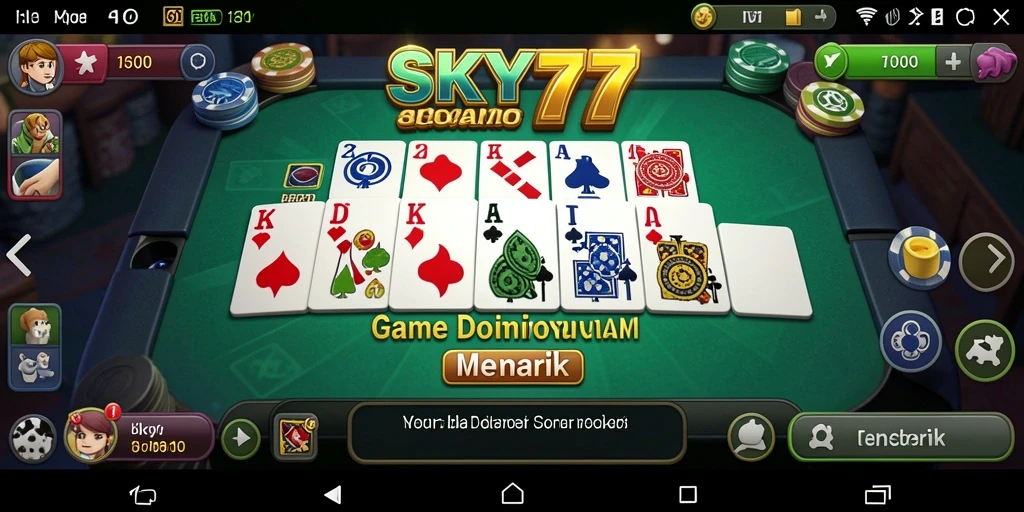 Tampilan gameplay menarik dari SKY77 yang penuh tantangan.