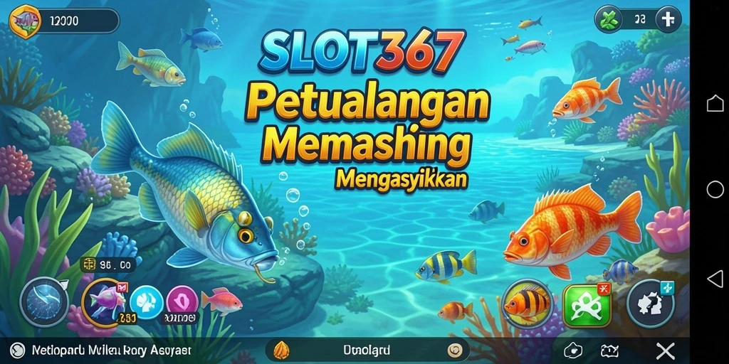 Tampilan gameplay memancing yang seru di SLOT367.