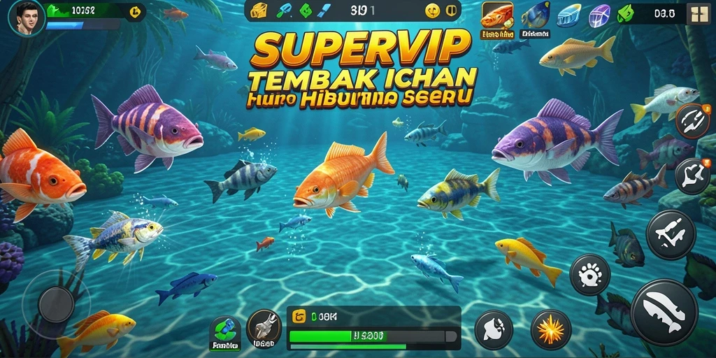 Gameplay Tembak Ikan yang seru dan menegangkan di SUPERVIP.